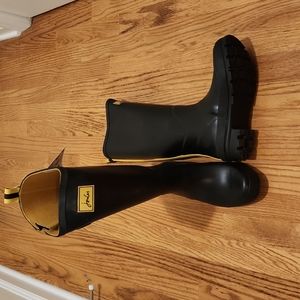 NIB Joules wellies, black size 8